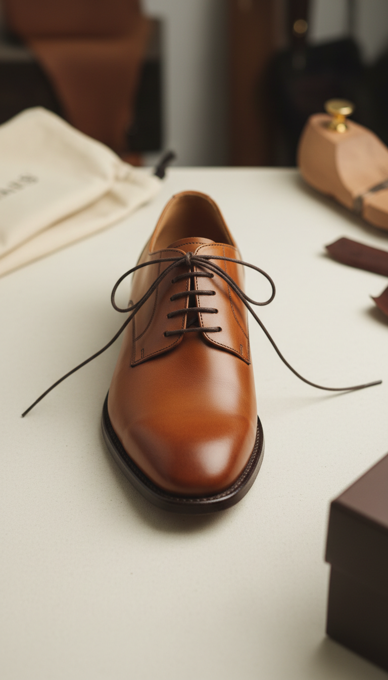 Brown Oxford in Tuscan Leather