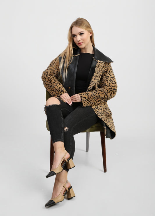 Alina Mid Heel -Beige