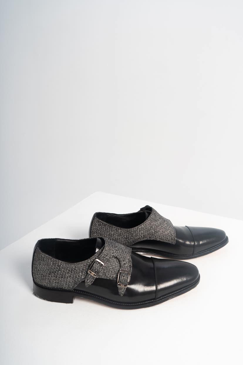 The Cladyon monk strap black