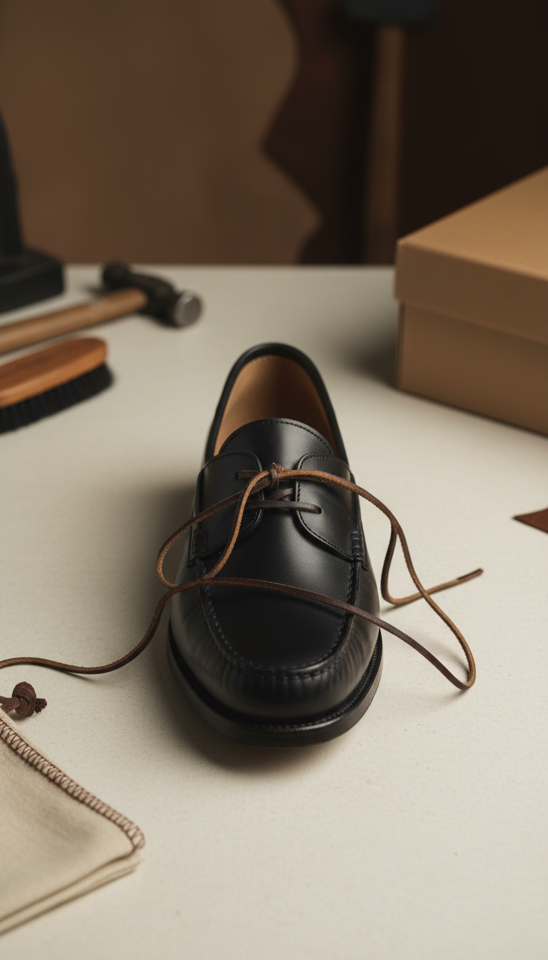 Classic Loafer in Matte Black